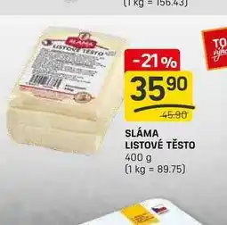 Flop SLÁMA LISTOVÉ TĚSTO 400 g nabídka