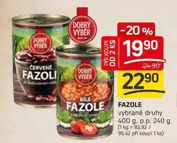 Flop FAZOLE vybrané druhy 400 g. p.p. 240 g nabídka