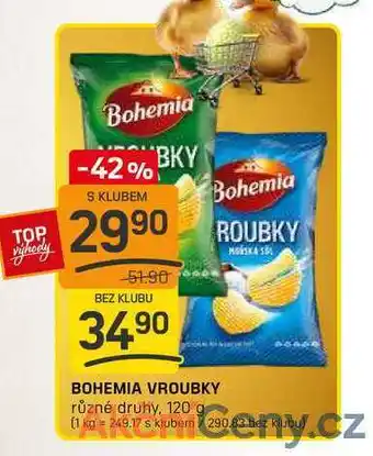 Flop BOHEMIA VROUBKY různé druhy, 120 g nabídka