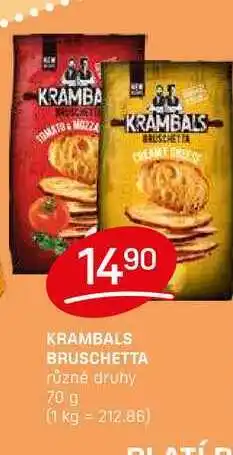 Flop KRAMBALS BRUSCHETTA různé druhy 70 g nabídka