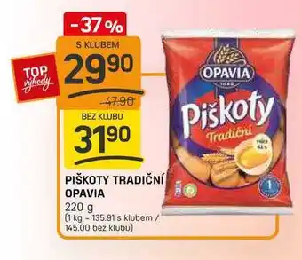 Flop PIŠKOTY TRADIČNÍ OPAVIA 220 g nabídka