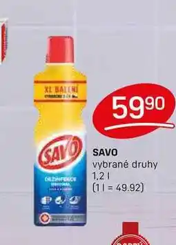Flop SAVO vybrané druhy 1,2l nabídka