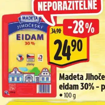 Albert MADETA Jihočeský eidam 30% - plátky nabídka