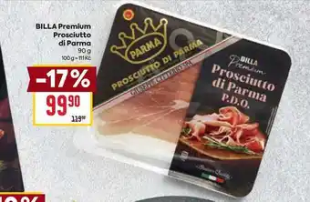 Billa BILLA Premium Prosciutto di Parma 90 g nabídka