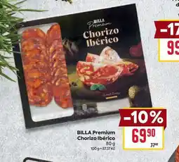 Billa BILLA Premium Chorizo Ibérico 80 g nabídka