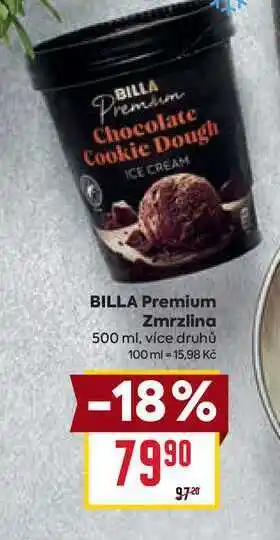 Billa BILLA Premium Zmrzlina 500 ml nabídka