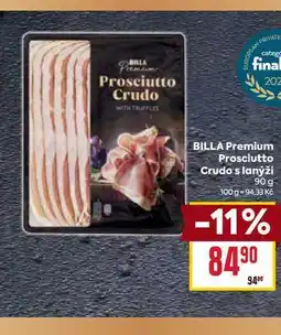 Billa BILLA Premium Prosciutto Crudo s lanýži 90 g nabídka