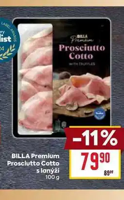 Billa BILLA Premium Prosciutto Cotto s lanýži 100g nabídka