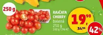 Penny Market RAJČATA CHERRY balená, 250 g nabídka