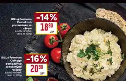 Billa BILLA Premium Česneková pomazánka se sýrem z pultu lahůdek cena za 100g nabídka