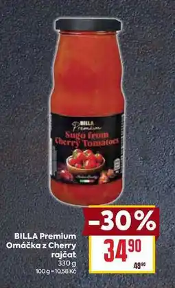 Billa BILLA Premium Omáčka z Cherry rajčat 330 g nabídka