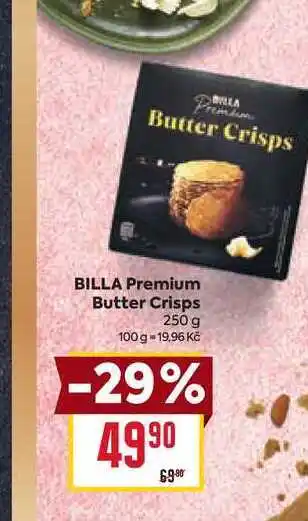 Billa BILLA Premium Butter Crisps 250 g nabídka