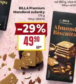 Billa BILLA Premium Mandlové sušenky 175 g nabídka