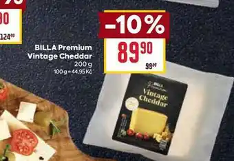 Billa BILLA Premium Vintage Cheddar 200 g nabídka