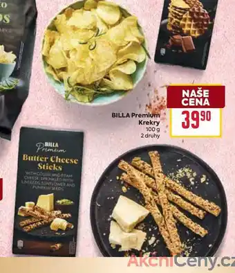 Billa BILLA Premium Krekry 100g nabídka