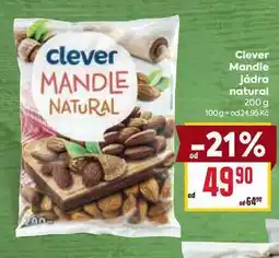 Billa Clever Mandle jádra natural 200 g nabídka