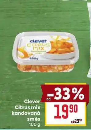 Billa Clever Citrus mix kandovaná směs 100 g nabídka