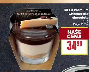 Billa BILLA Premium Cheesecake chocolate 60 g nabídka