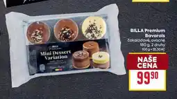 Billa BILLA Premium Bavarois čokoládové, ovocné 180 g nabídka