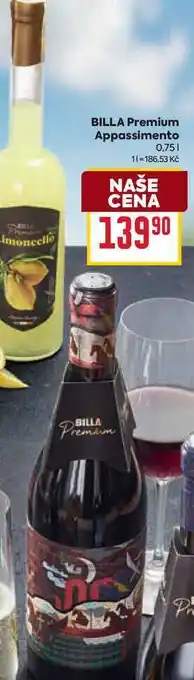 Billa BILLA Premium Appassimento 0,75l nabídka