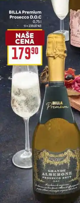 Billa BILLA Premium Prosecco D.O.C 0,75l nabídka