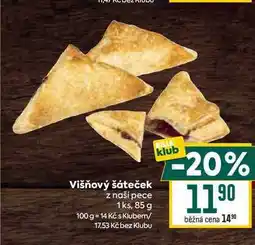 Billa Višňový šáteček z naší pece 1ks, 85 g nabídka