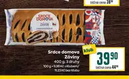 Billa Srdce domova Záviny 400g nabídka