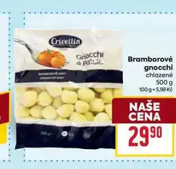 Billa Bramborové gnocchi chlazené 500 g nabídka