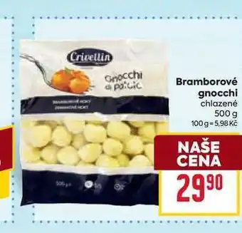 Billa Bramborové gnocchi chlazené 500 g nabídka