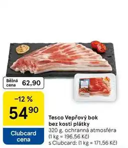 Tesco Tesco Vepřový bok bez kosti plátky, 320 g nabídka