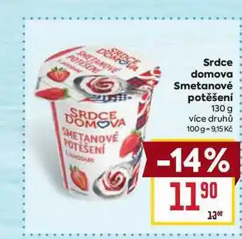 Billa Srdce domova Smetanové potěšení 130 g nabídka