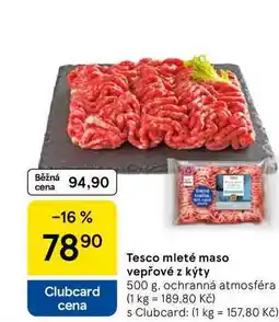 Tesco Tesco mleté maso vepřové z kýty, 500 g nabídka