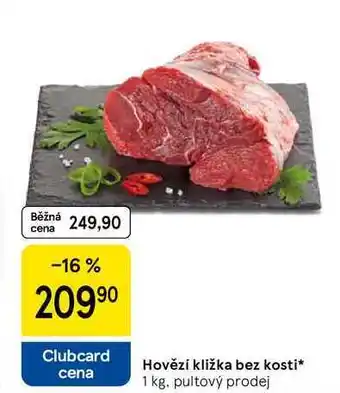 Tesco Hovězí kližka bez kosti, 1 kg nabídka