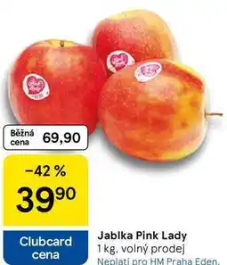 Tesco Jablka Pink Lady, 1 kg nabídka