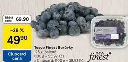 Tesco Tesco Finest Borůvky, 125 g, balené nabídka