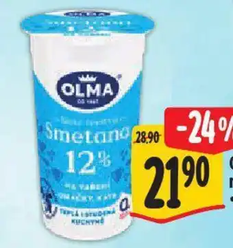 Albert OLMA Smetana na vaření 12% nabídka