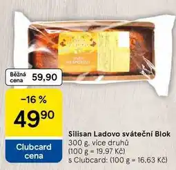 Tesco Silisan Ladovo sváteční Blok, 300 g, více druhů nabídka