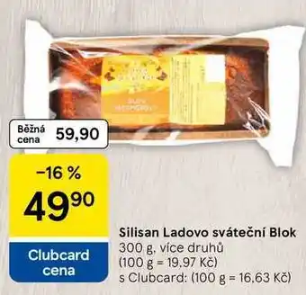 Tesco Silisan Ladovo sváteční Blok, 300 g, více druhů nabídka