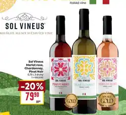 Billa Sol Vineus Merlot rose, Chardonnay, Pinot Noir 0,75l nabídka