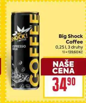 Billa Big Shock Coffee 0,25l nabídka