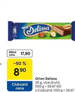 Tesco Orion Delissa, 30 g, více druhů nabídka