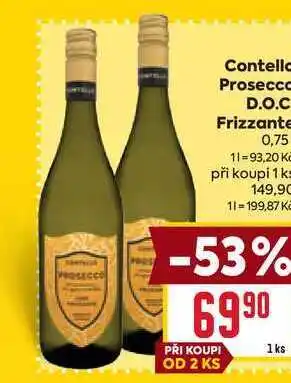 Billa Contello Prosecco D.O.C Frizzante 0,75l nabídka