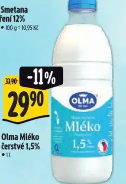 Albert OLMA Mléko čerstvé 1,5% nabídka