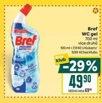 Billa Bref WC gel 700 ml nabídka