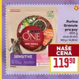 Billa Purina Granule pro psy 800 g nabídka