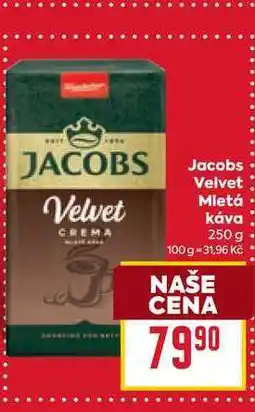 Billa Jacobs Velvet Mletá Káva 250 g nabídka