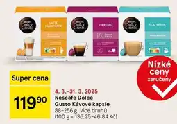 Tesco Nescafe Gusto Kávové kapsle, 88-256 g, více druhů nabídka