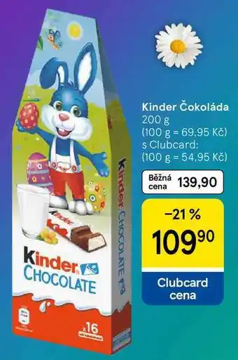 Tesco Kinder Čokoláda, 200 g nabídka