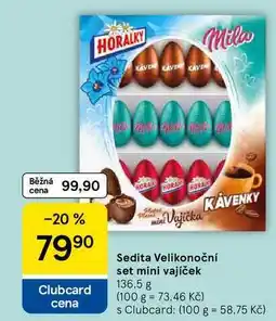 Tesco Sedita Velikonoční set mini vajíček, 136.5 g nabídka