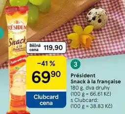 Tesco Président Snack à la française, 180 g nabídka